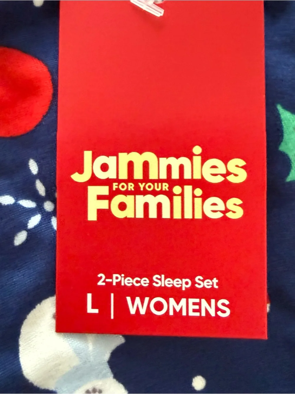 Jammies for Your Families Women's Holiday Pajama Set NWT